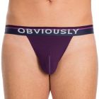 Obviously PrimeMan Bikini Brief A05 Purple Mens Underwear